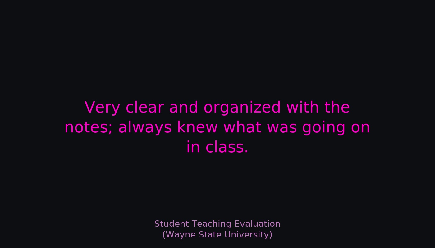 Student teaching evaluation 3