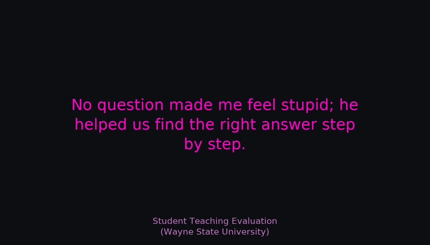 Student teaching evaluation 6