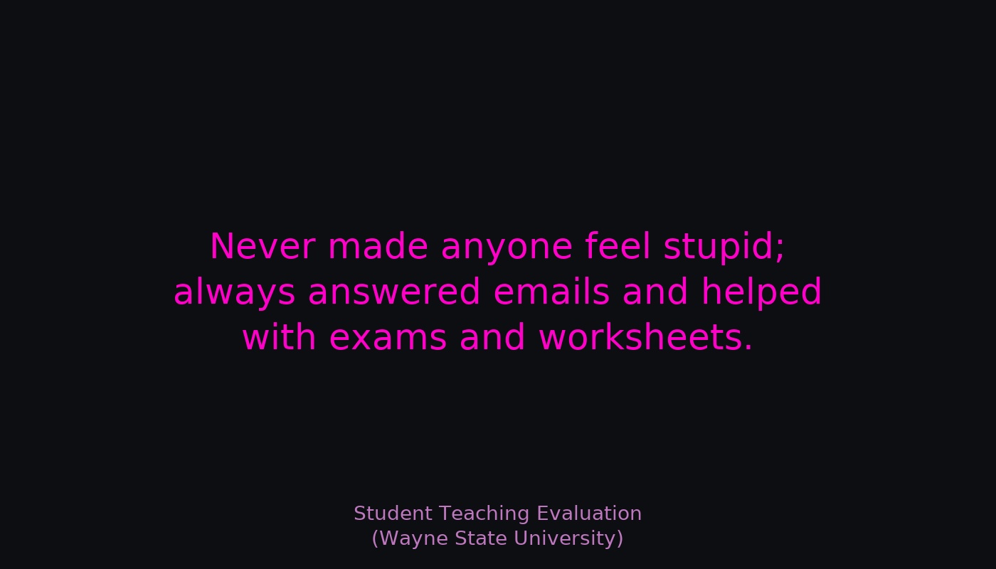Student teaching evaluation 7
