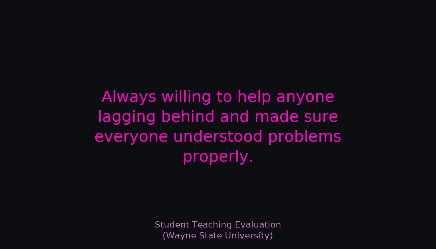 Student teaching evaluation 12
