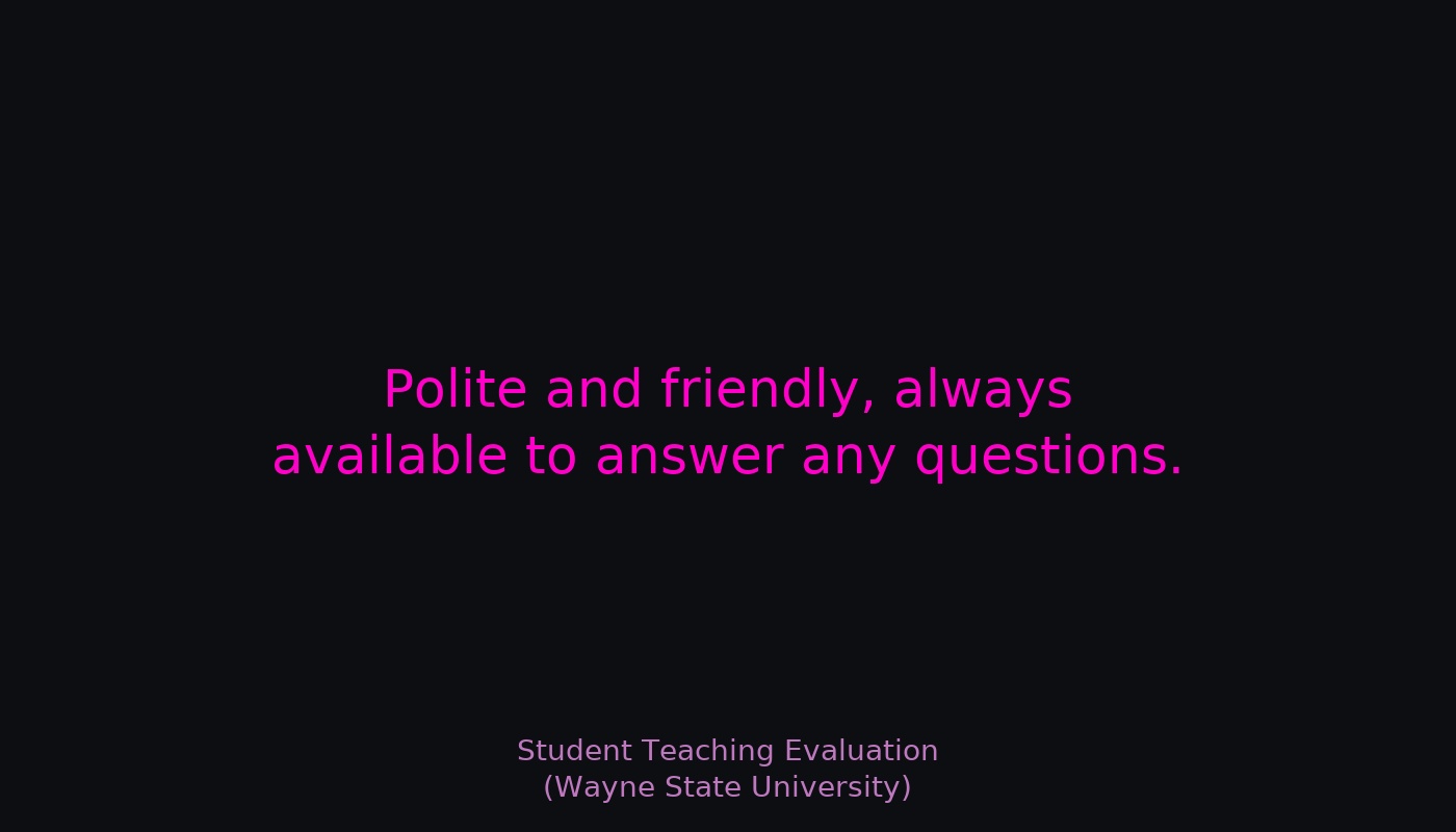 Student teaching evaluation 20
